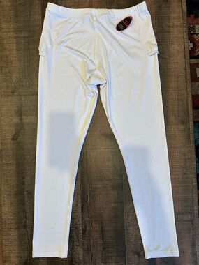 bolle White Women's Leggings with Tennis Ball Side Pockets